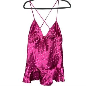 Victoria’s Secret Sexy Little Things Polkadot open back slip